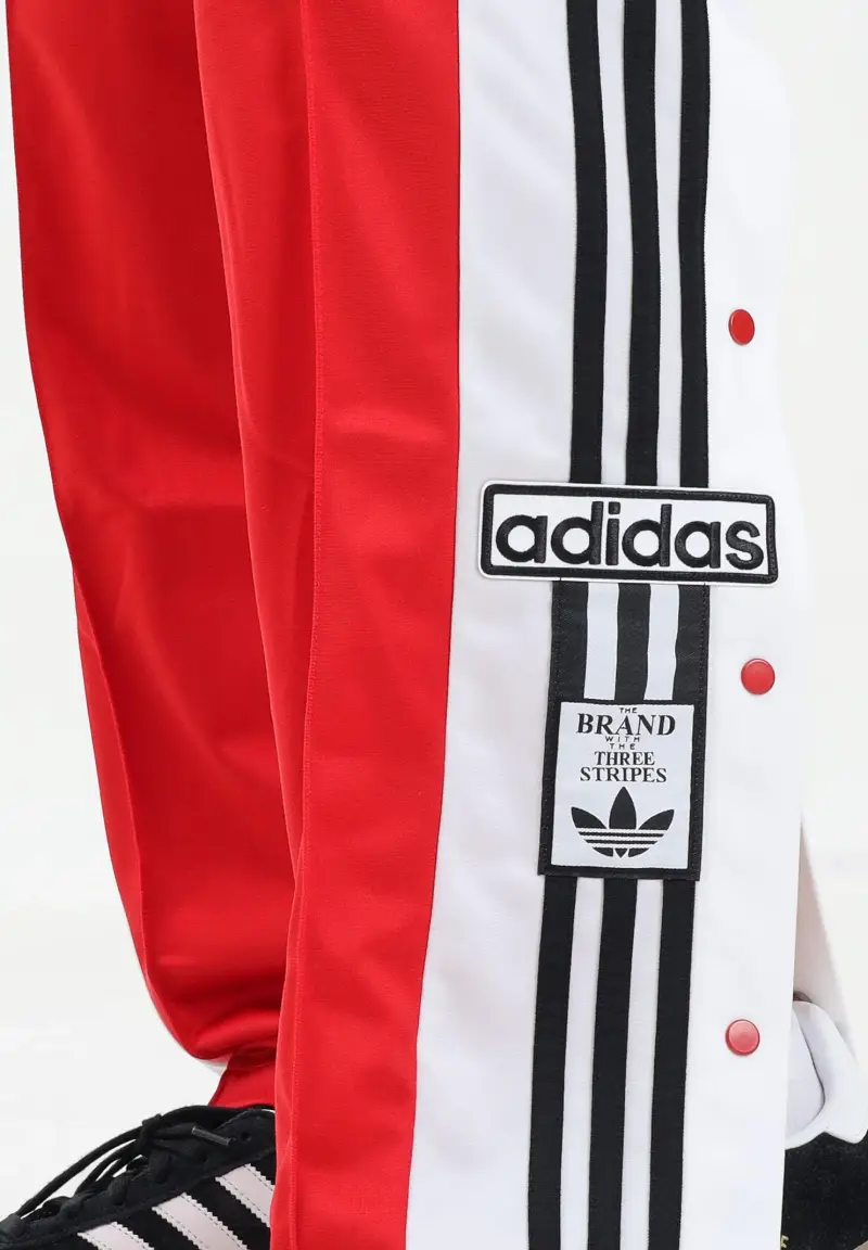 Pantalone sportivo Adibreak rosso da donna miniatura 3