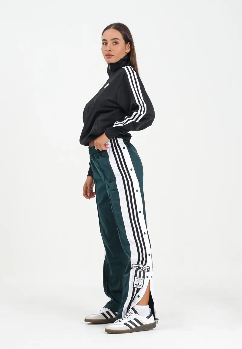 Pantalone sportivo Adibreak verde da donna miniatura 2