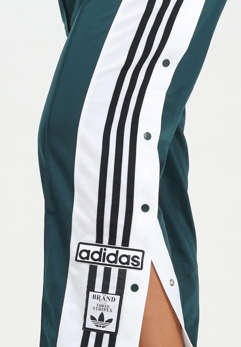 Pantalone sportivo Adibreak verde da donna miniatura 3