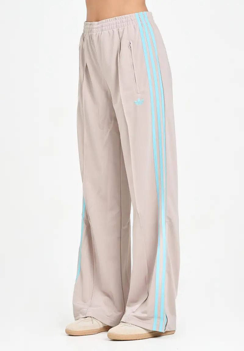 ADIDAS ORIGINALS Pantalone sportivo Adicolor Classic Firebird Loose beige da donna