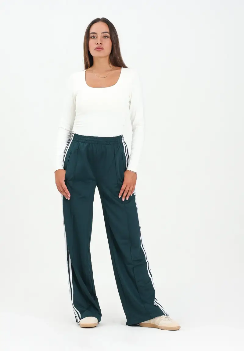 Pantalone sportivo adicolor Classic Firebird Loose verde da donna miniatura 2