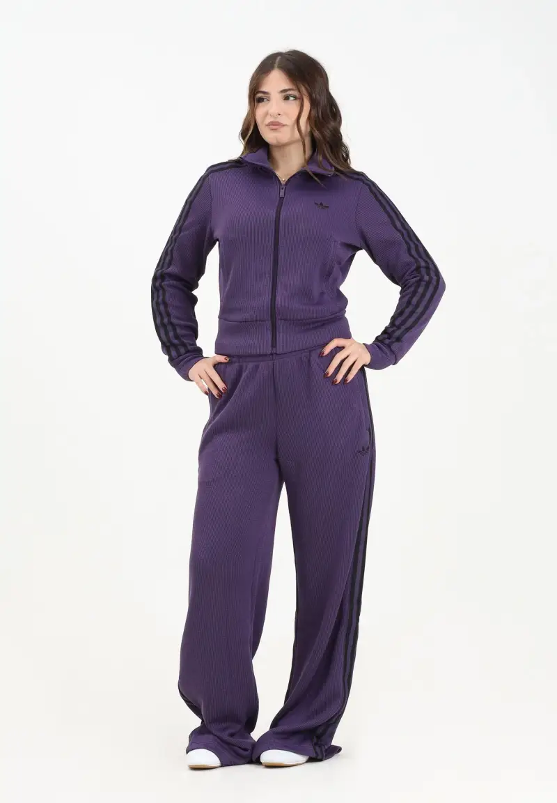 Pantalone sportivo Adicolor Firebird Knit viola da donna miniatura 2