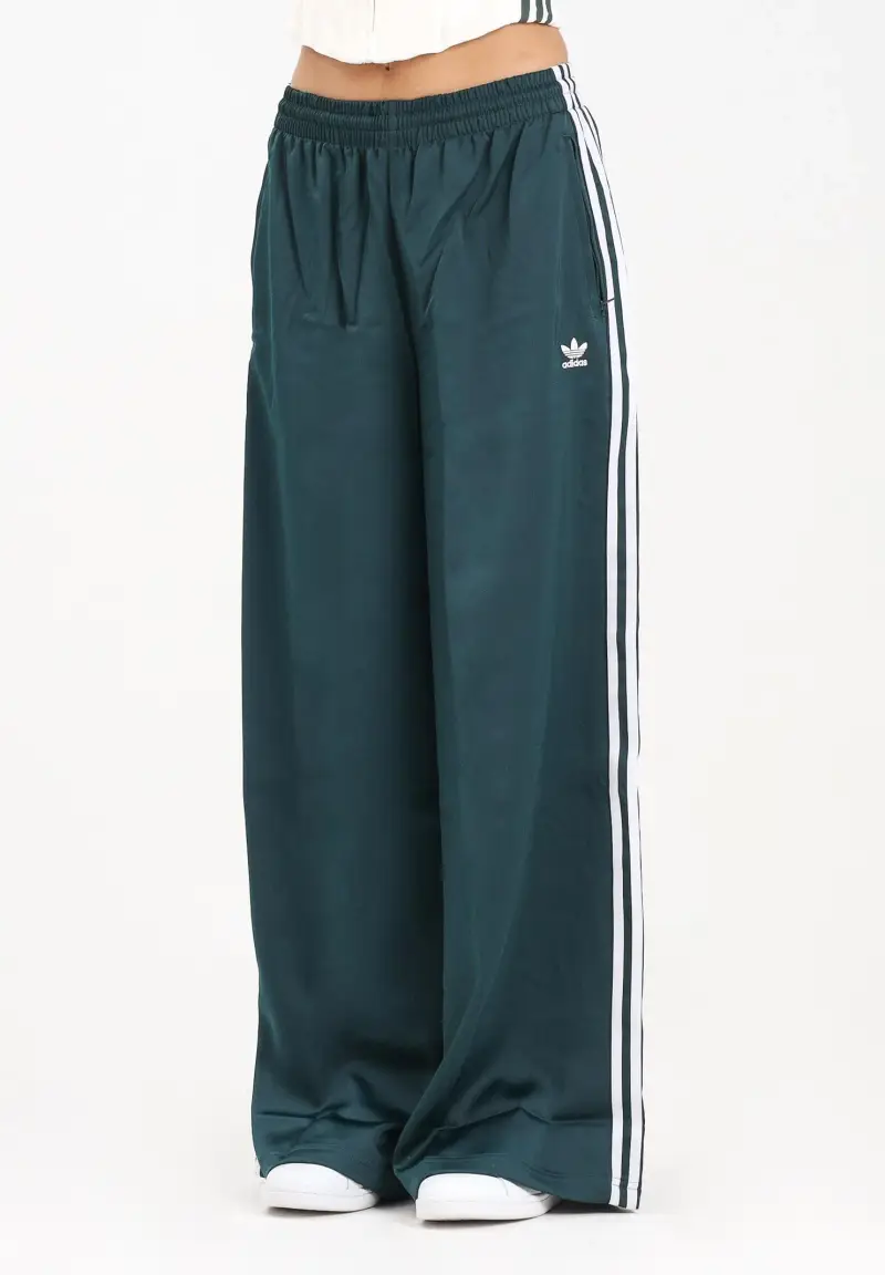 Pantalone sportivo Adicolor Satin verde da donna