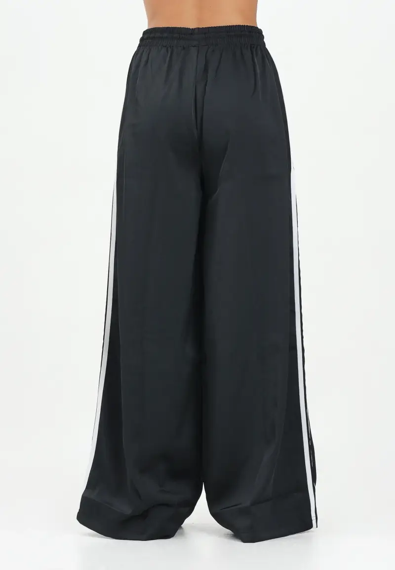 Adidas Originals Pantaloni sportivi Adicolor Satin Wide Leg nero da miniatura 3