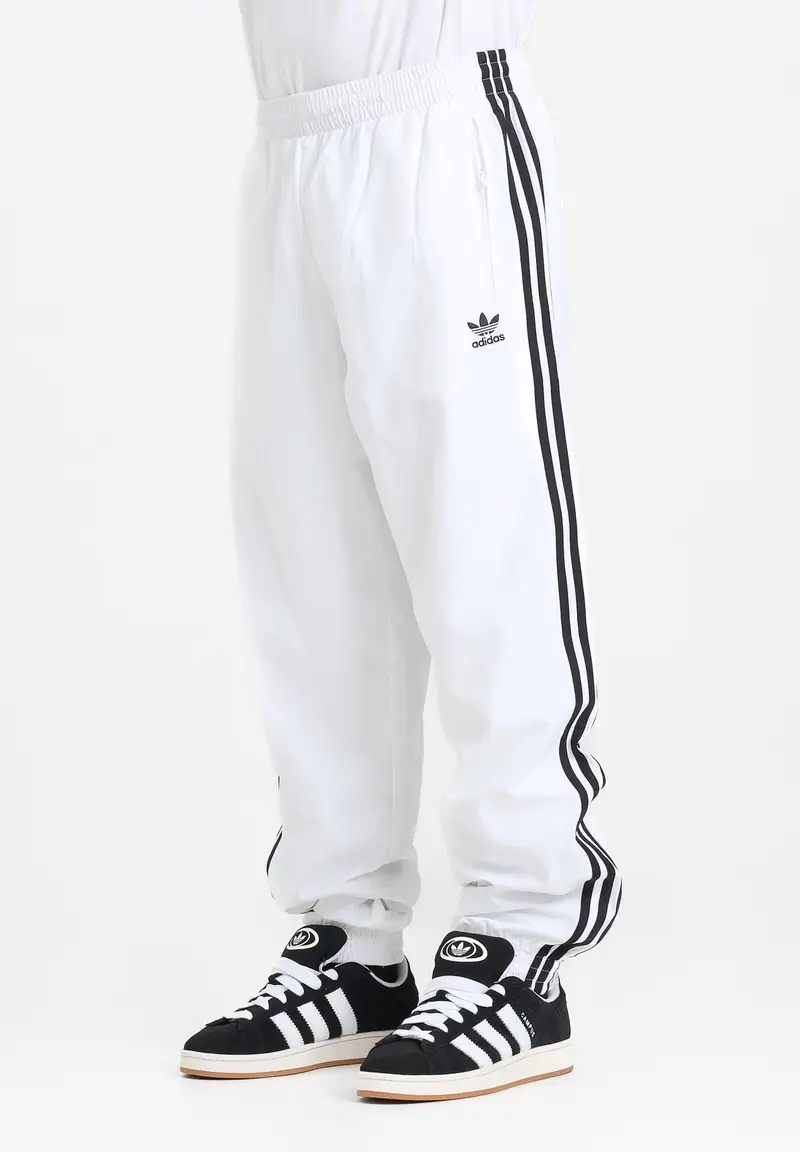 Pantalone sportivo adicolor Woven Firebird bianco da uomo