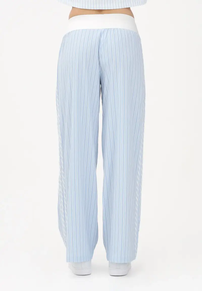 Pantalone sportivo azzurro da donna miniatura 3