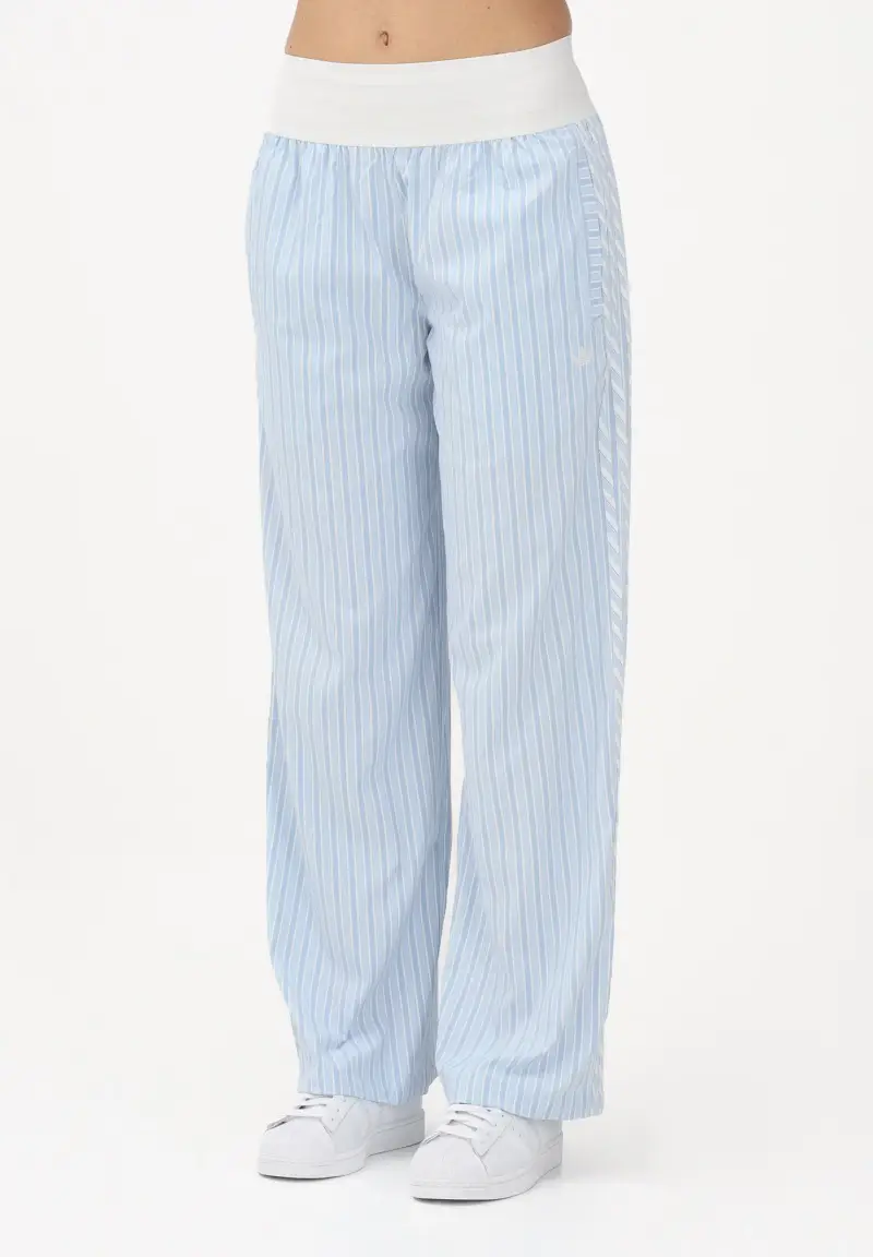 Pantalone sportivo azzurro da donna