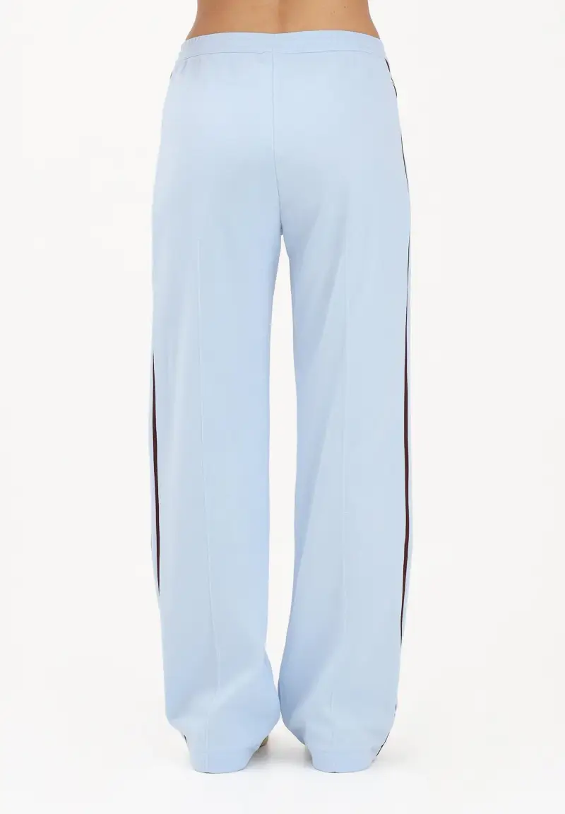 Pantalone sportivo Classic azzurro e bordeaux da donna miniatura 3