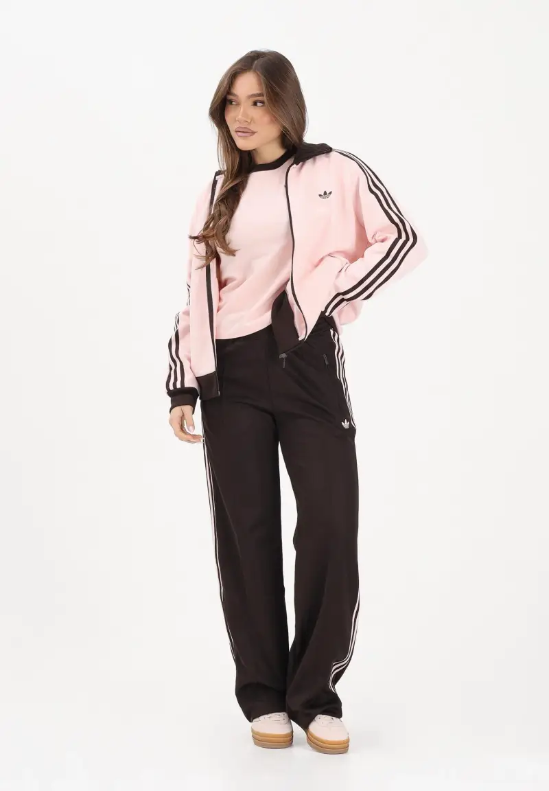 Pantalone sportivo Classic marrone e rosa da donna miniatura 2