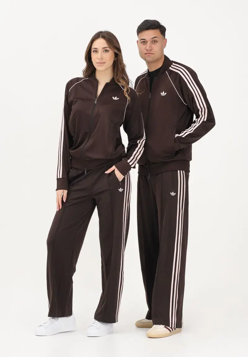 Pantalone sportivo CLASSIC marrone e rosa per uomo e donna miniatura 2