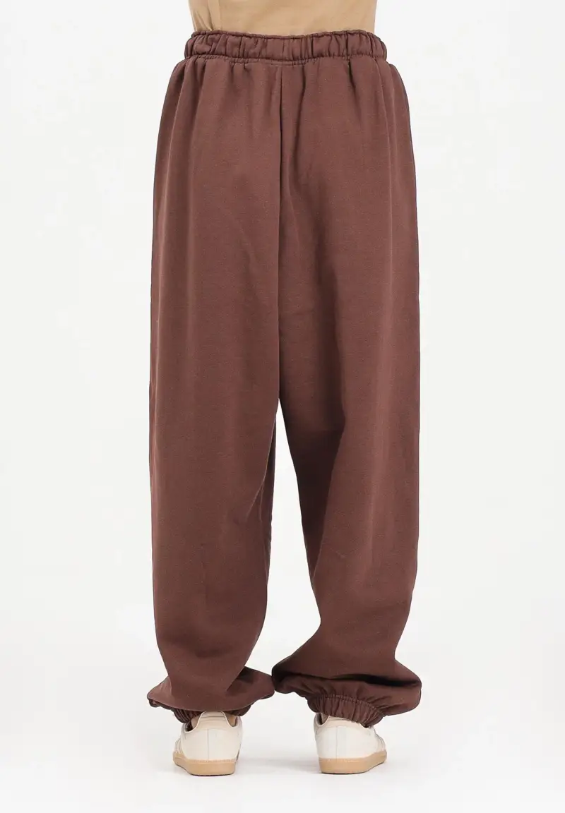 Pantalone sportivo Essentials Linear Jogger Oversized marrone da donna miniatura 3