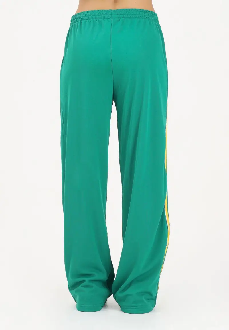 Pantalone sportivo FB TP LOOSE verde e giallo da donna miniatura 3