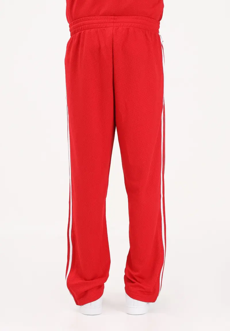 Pantalone sportivo Firebird Adicolor Mesh rosso da uomo miniatura 3
