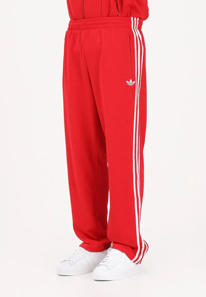Pantalone sportivo Firebird Adicolor Mesh rosso da uomo