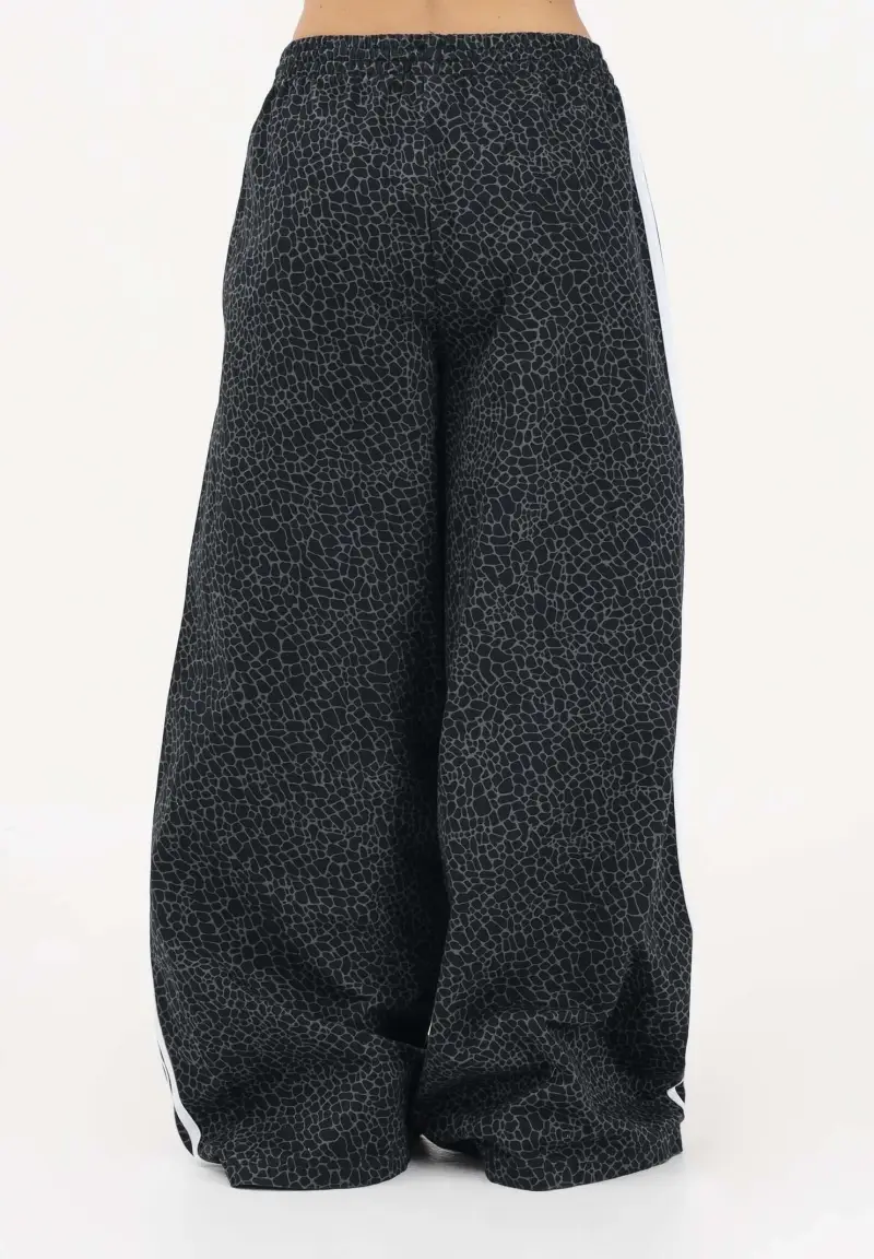 Pantalone sportivo Firebird AOP Oversized nero da donna miniatura 3