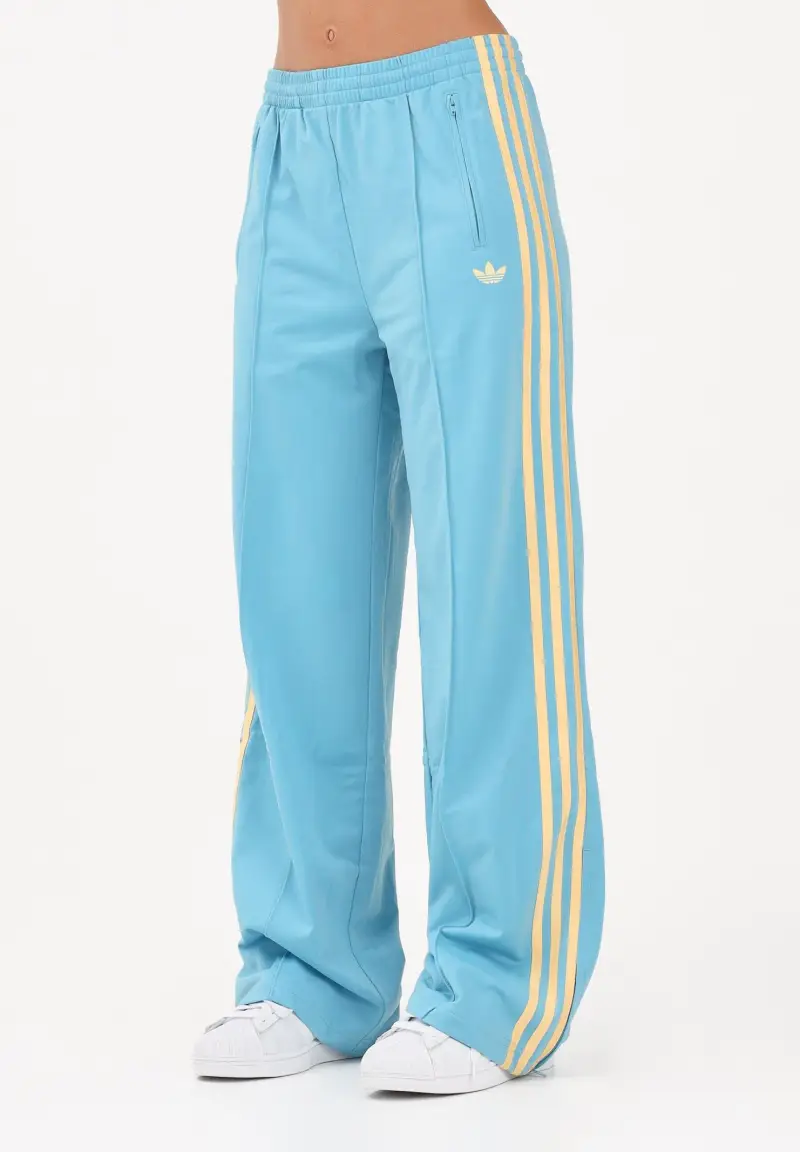 Pantalone sportivo FIREBIRD azzurro e giallo da donna