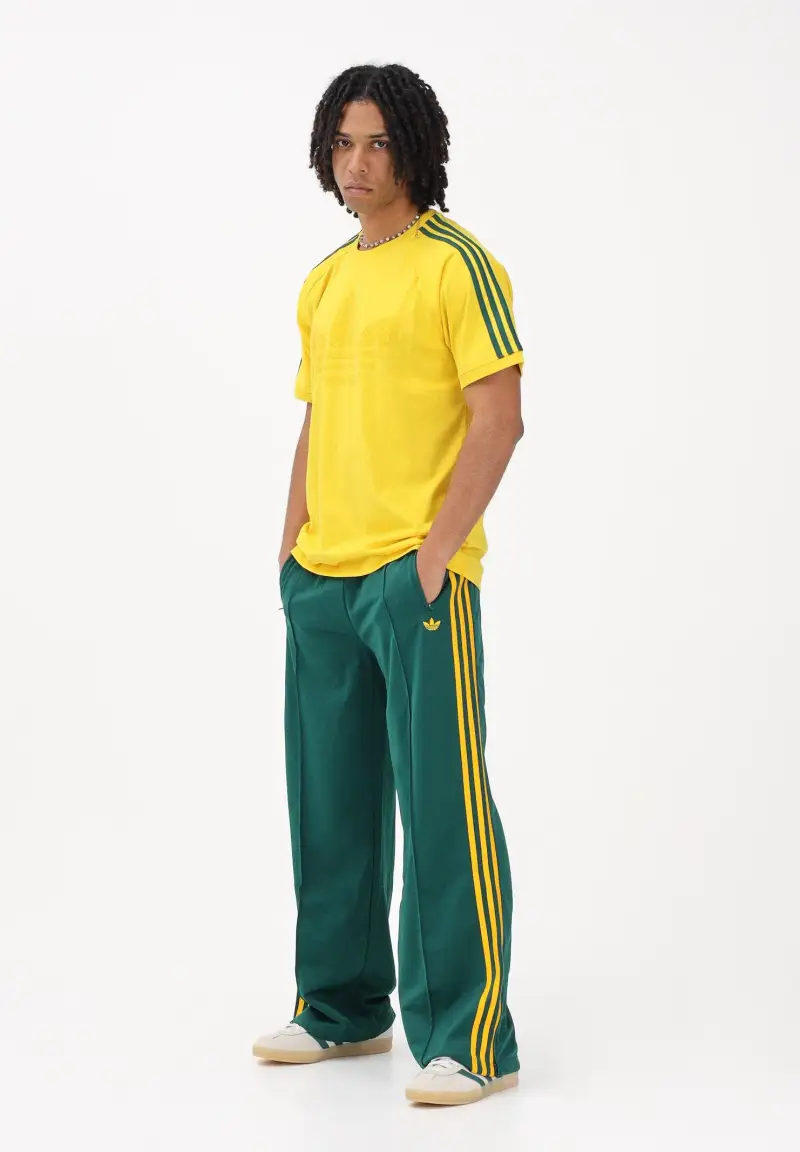 Pantalone sportivo FIREBIRD LOOSE verde e giallo da uomo miniatura 2