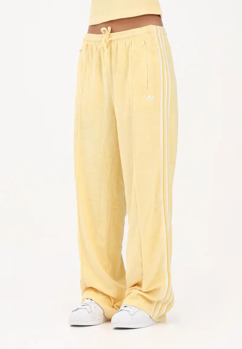 Pantalone sportivo in spugna asciugamano Firebird giallo da donna