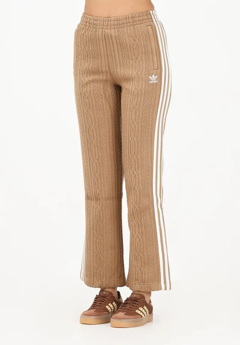 Pantalone sportivo KNIT CLASSIC beige da donna