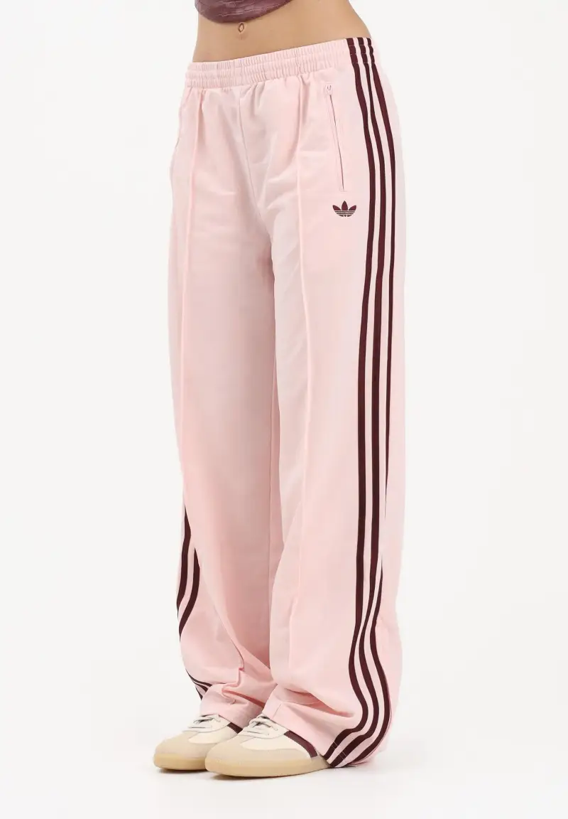 Pantalone sportivo LOOSE FIREBIRD rosa e bordeaux da donna