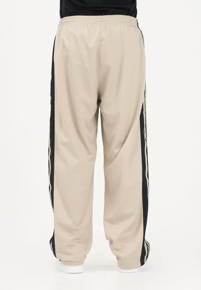 Pantalone sportivo Loose Mesh beige da uomo miniatura 3