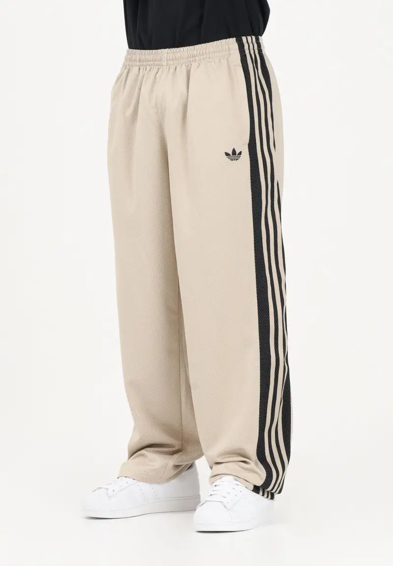 Pantalone sportivo Loose Mesh beige da uomo