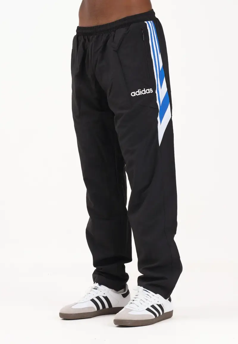 Pantalone sportivo nero da uomo