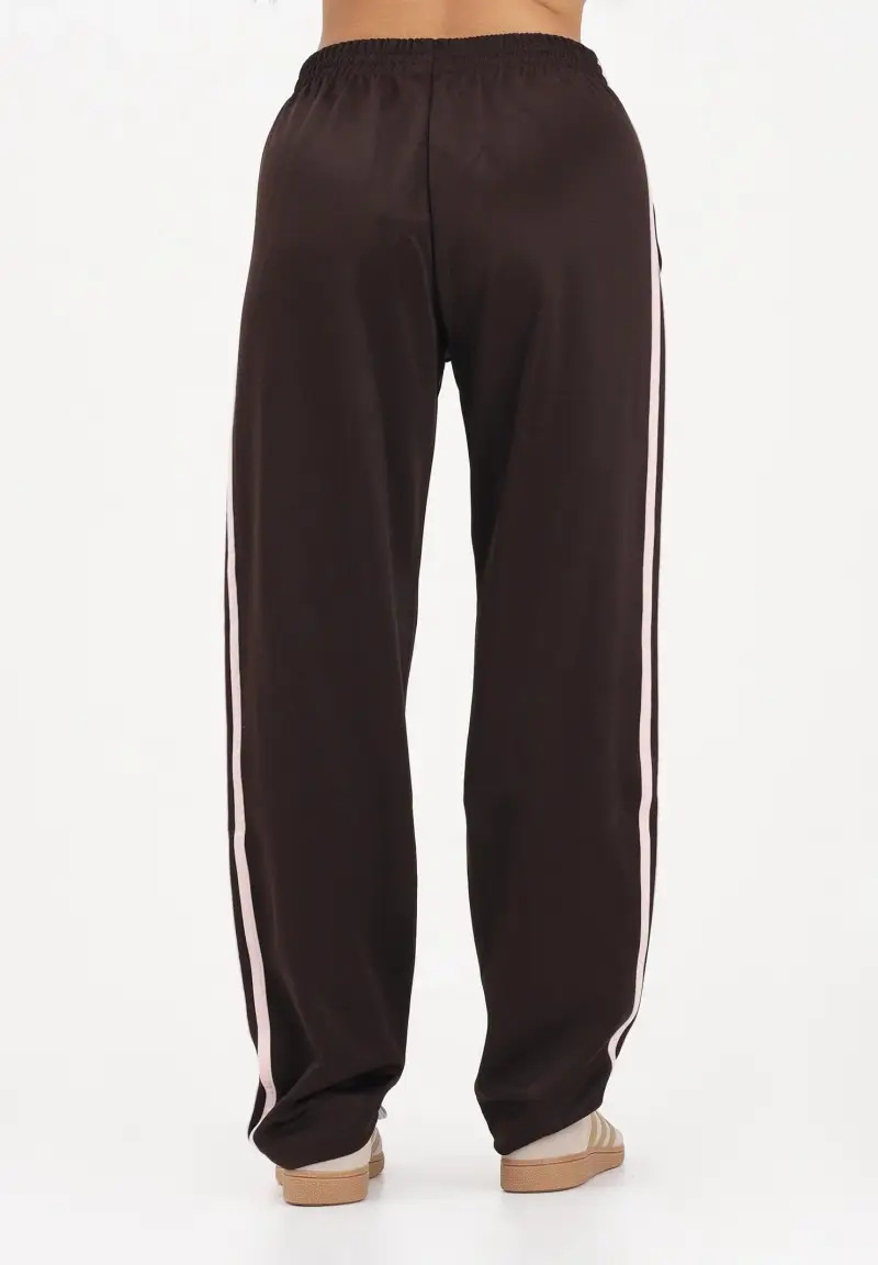 Pantalone sportivo Regular marrone e rosa da donna miniatura 3