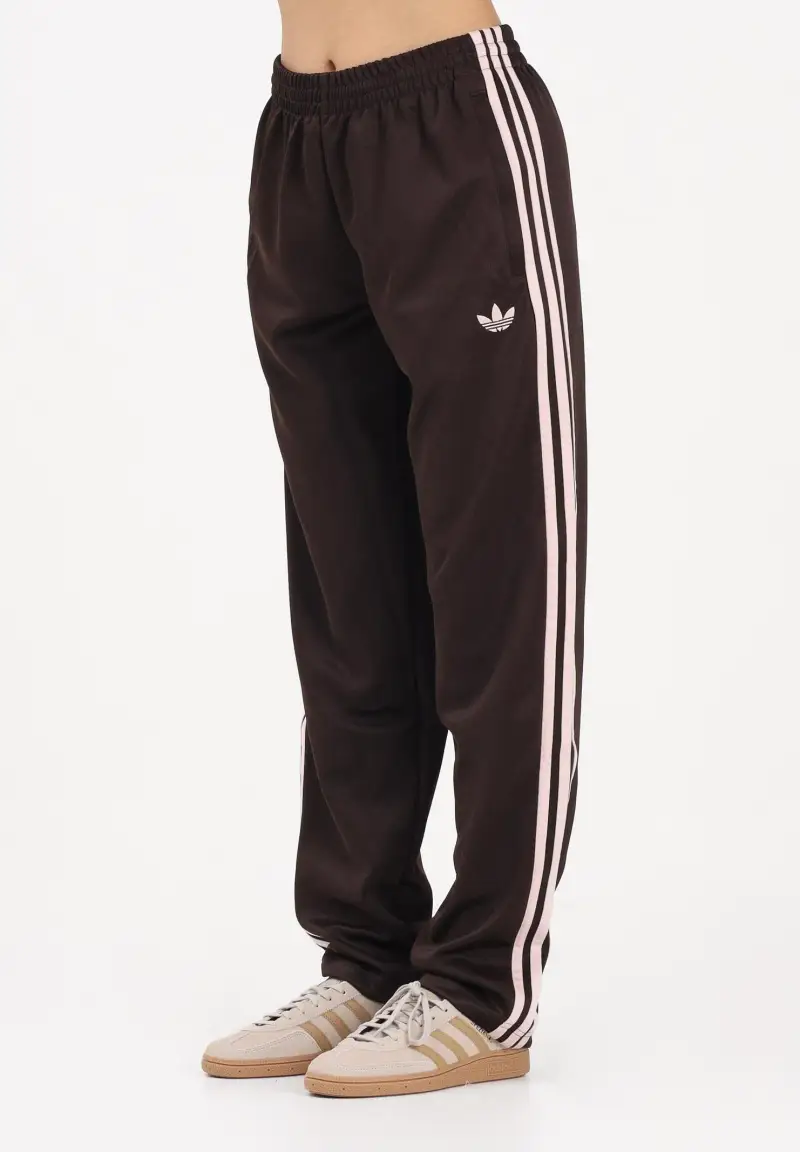 Pantalone sportivo Regular marrone e rosa da donna