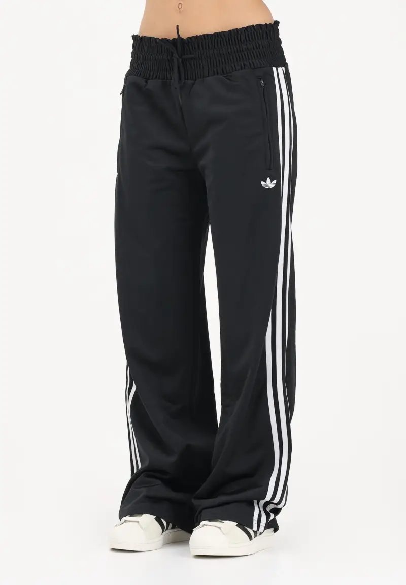 Pantalone sportivo Smocked Firebird nero da donna