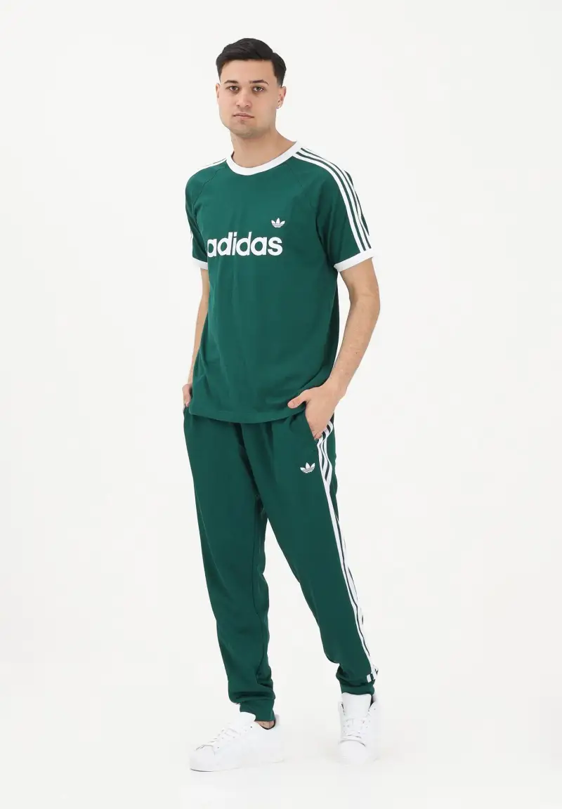 Pantalone sportivo SST verde da uomo miniatura 2