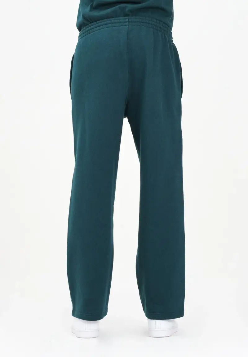 Pantalone sportivo Trefoil Essentials Open Hem verde da uomo miniatura 3