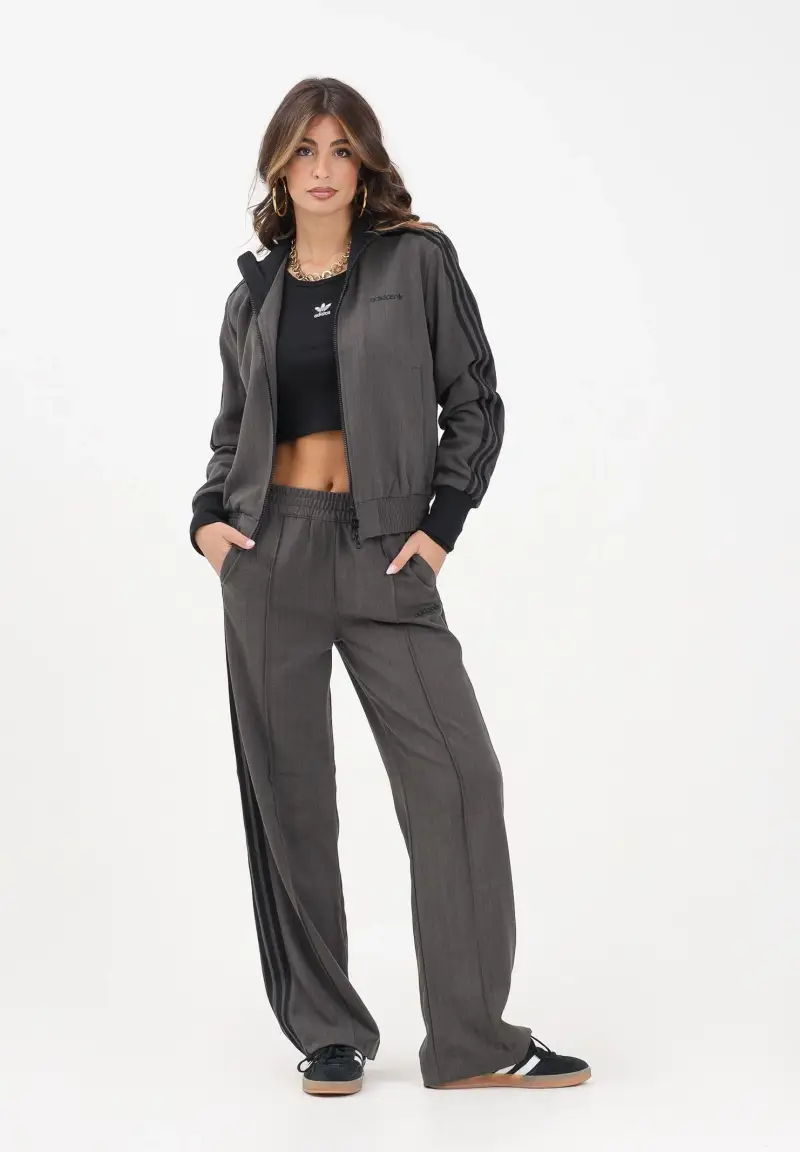 Pantalone sportivo verde militare da donna miniatura 2