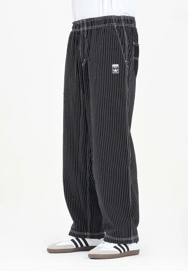 Pantalone Wabash Loose Chino nero da uomo