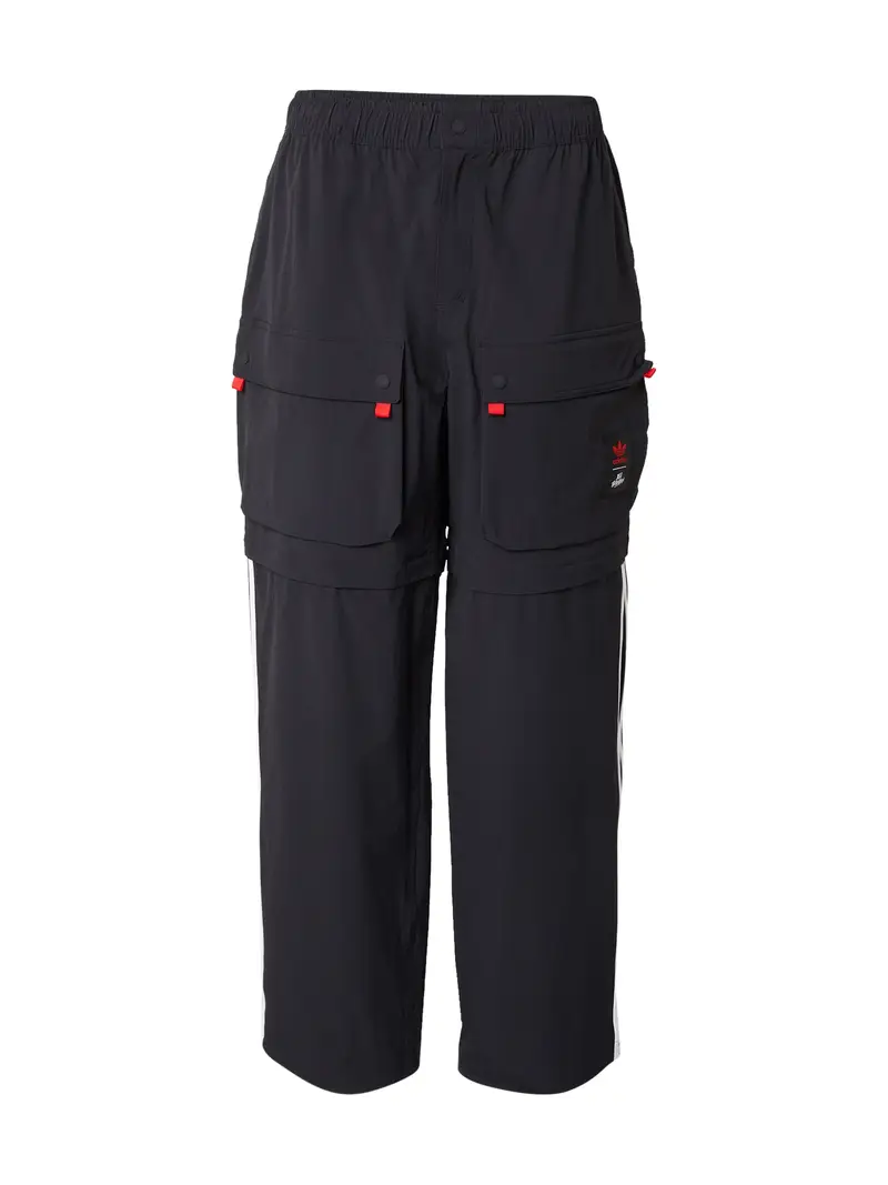 ADIDAS ORIGINALS Pantaloni '100T'  nero / bianco