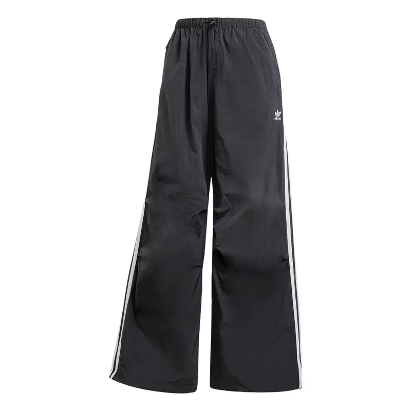 Pantaloni 3-Stripes Woven Parachute nero / bianco