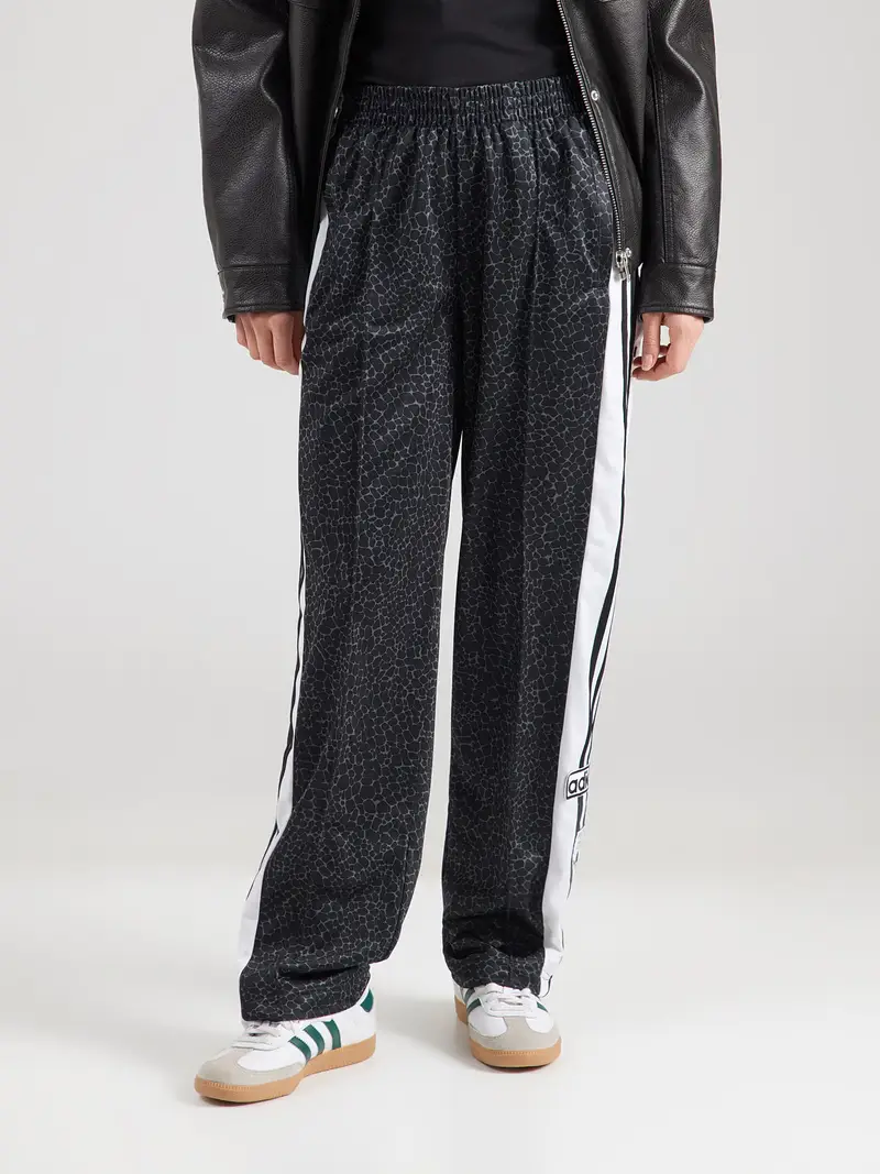 Pantaloni Adibreak grigio scuro / nero / bianco miniatura 2