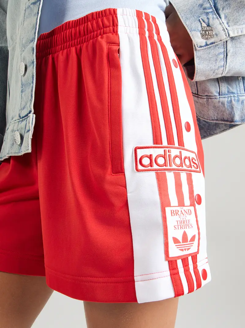 Pantaloni ADIBREAK rosso / bianco miniatura 2