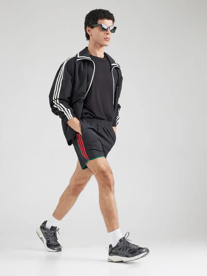 ADIDAS ORIGINALS Pantaloni 'Adicolor Classics Sprinter' abete / rosso / nero miniatura 3