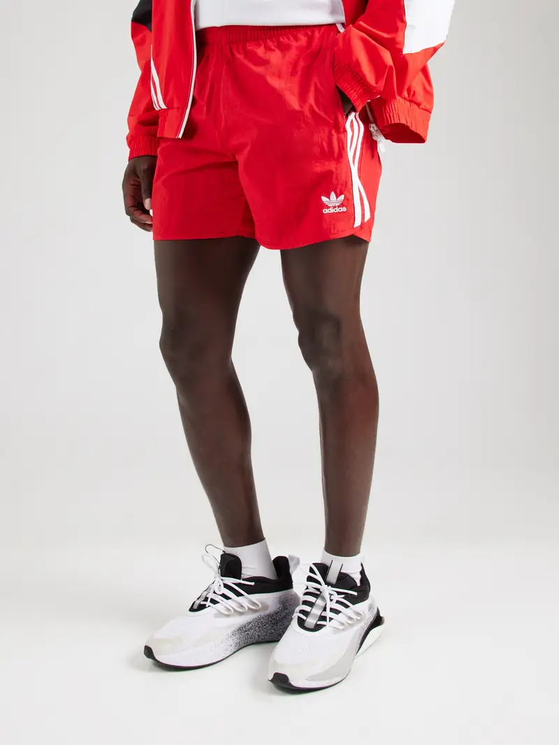 Adidas Originals Pantaloni rosso e bianco miniatura 2