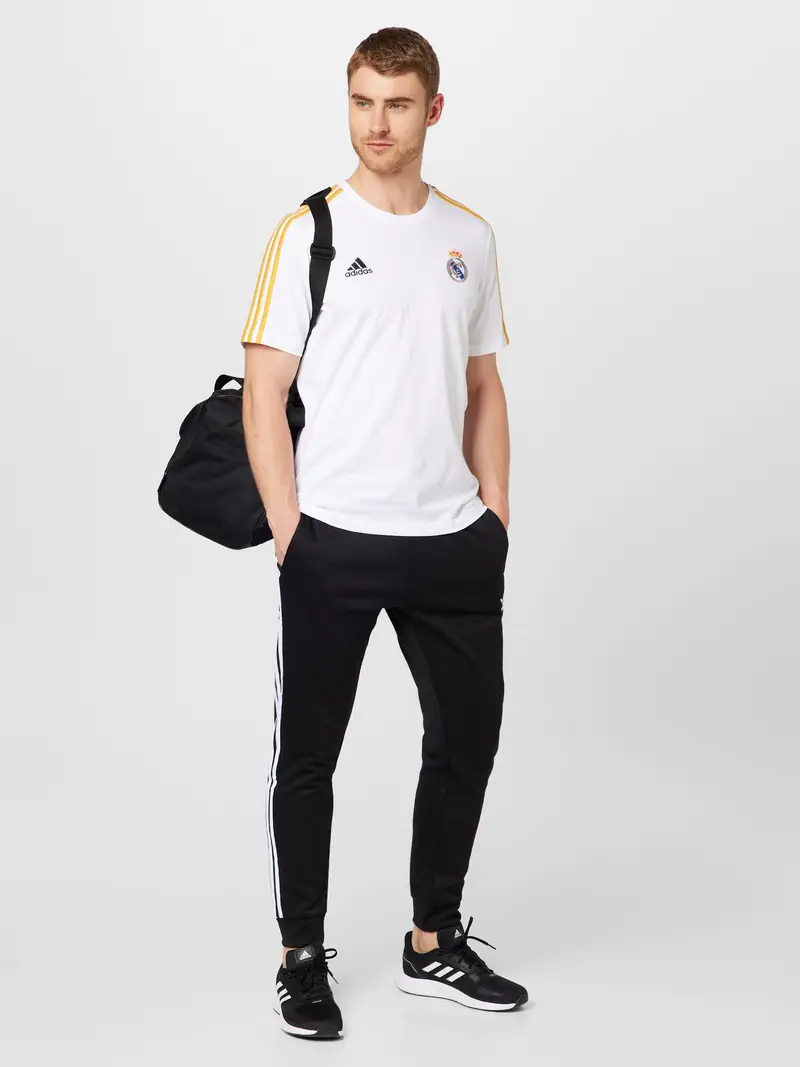 ADIDAS ORIGINALS Pantaloni 'Adicolor Classics Sst' nero / bianco miniatura 3