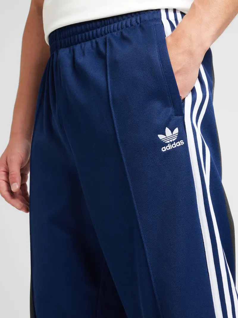 Pantaloni Adicolor Firebird blu scuro / bianco miniatura 3