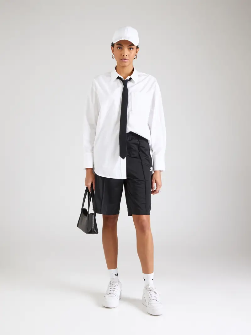 ADIDAS ORIGINALS Pantaloni 'Adicolor Firebird' nero / bianco miniatura 3