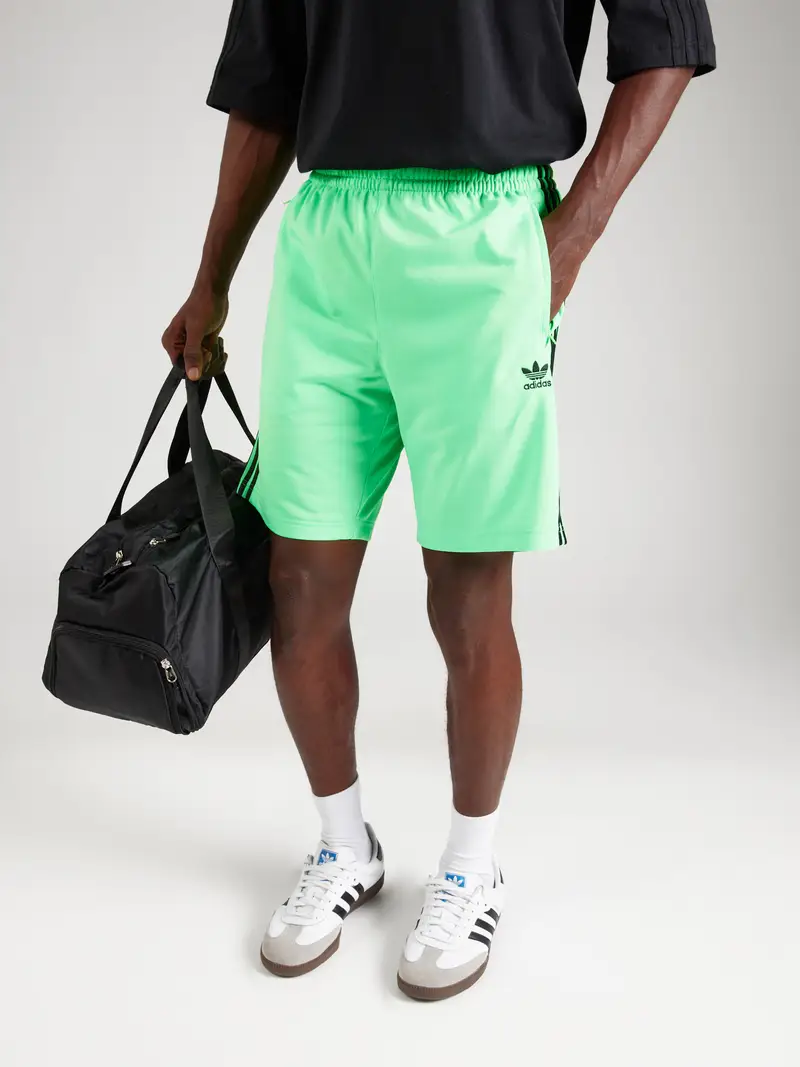 Pantaloni Adicolor Firebird verde chiaro / nero miniatura 2