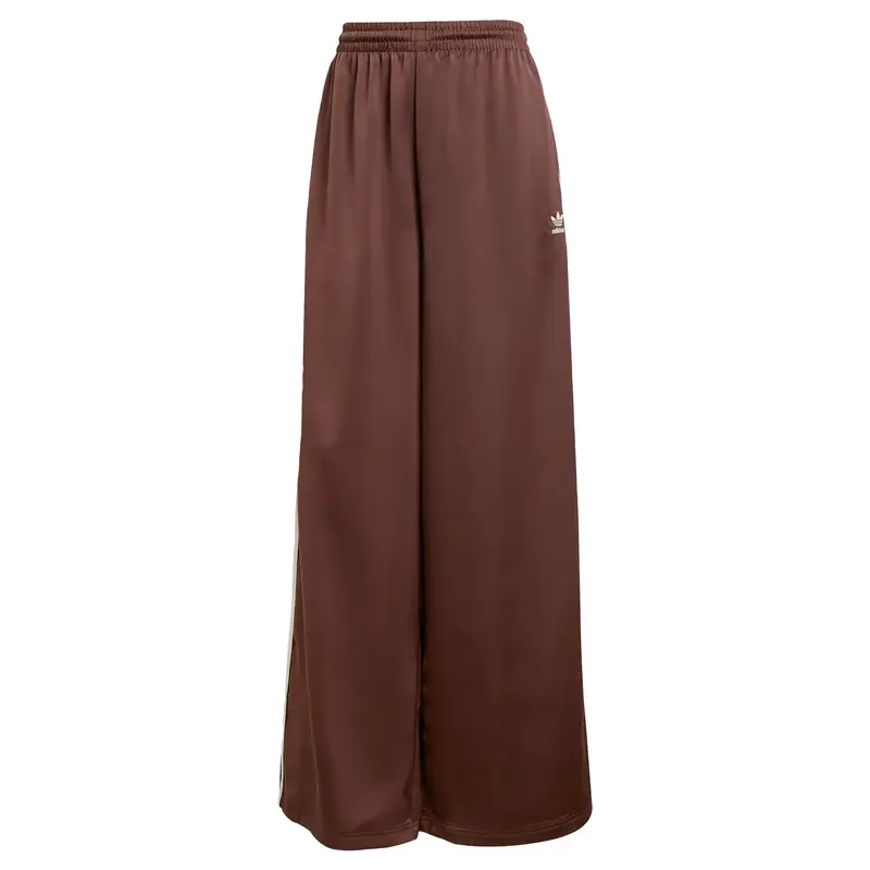 Pantaloni Adicolor marrone scuro / bianco