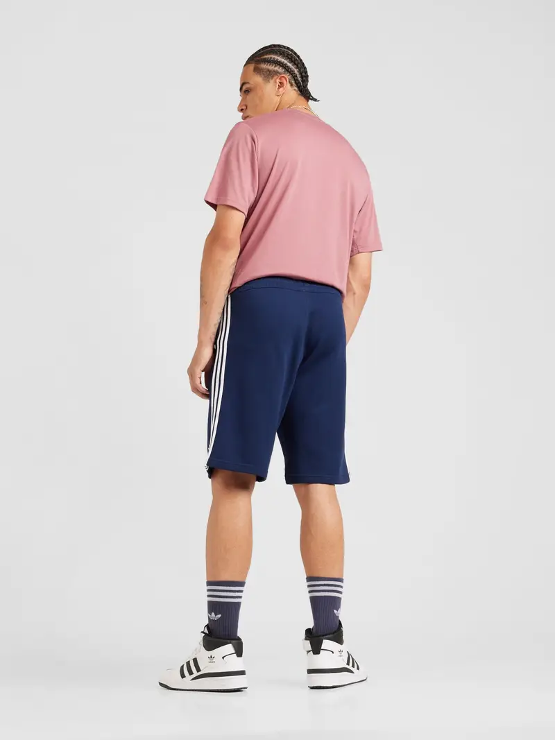 ADIDAS ORIGINALS Pantaloni 'Adicolor' navy / bianco miniatura 2