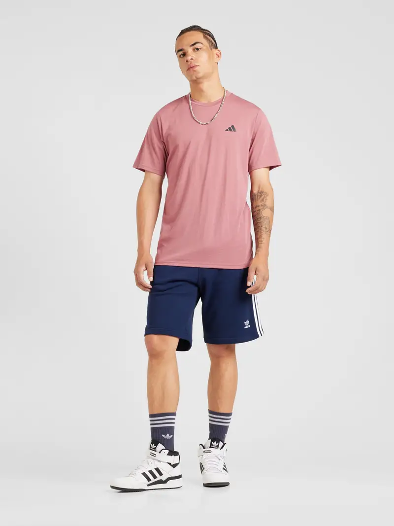 ADIDAS ORIGINALS Pantaloni 'Adicolor' navy / bianco miniatura 3