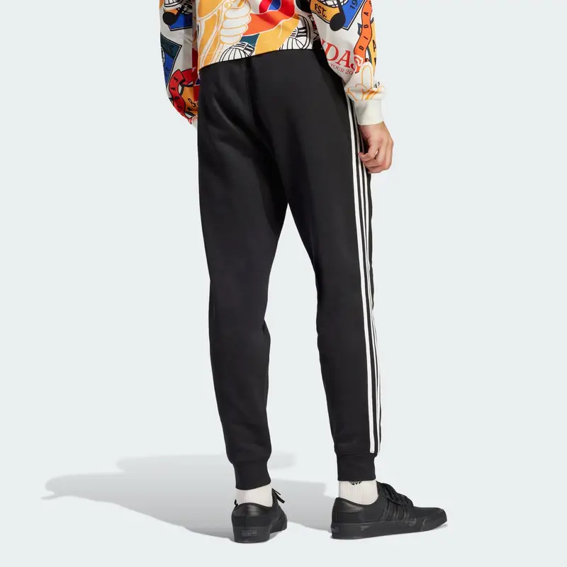 ADIDAS ORIGINALS Pantaloni 'Adicolor' nero / bianco miniatura 2