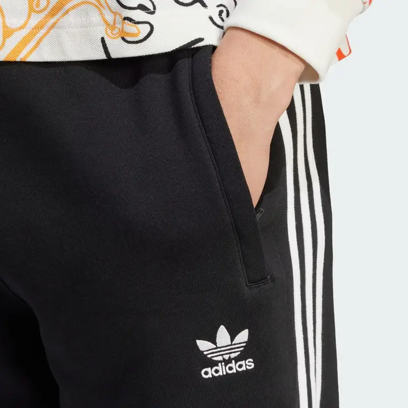 ADIDAS ORIGINALS Pantaloni 'Adicolor' nero / bianco miniatura 3