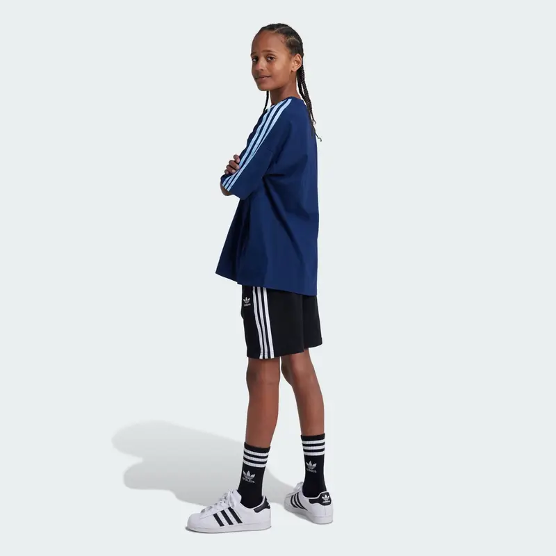 ADIDAS ORIGINALS Pantaloni 'Adicolor' nero / bianco miniatura 3